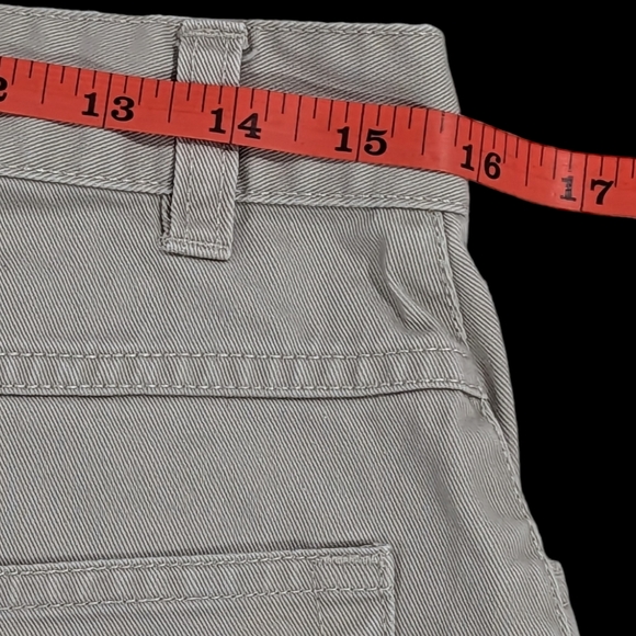 TWO PAIRS Cherokee Denim Khaki Shorts Women's 12 - Picture 2 of 8